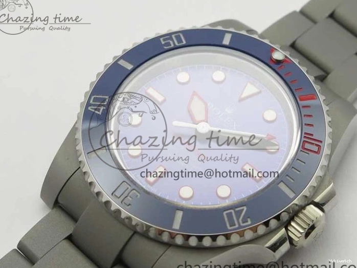 The Carbon Best SA3130 on Rough Matt Blue SS Bracelet Sandblast SS GMF Edition Dial 0502